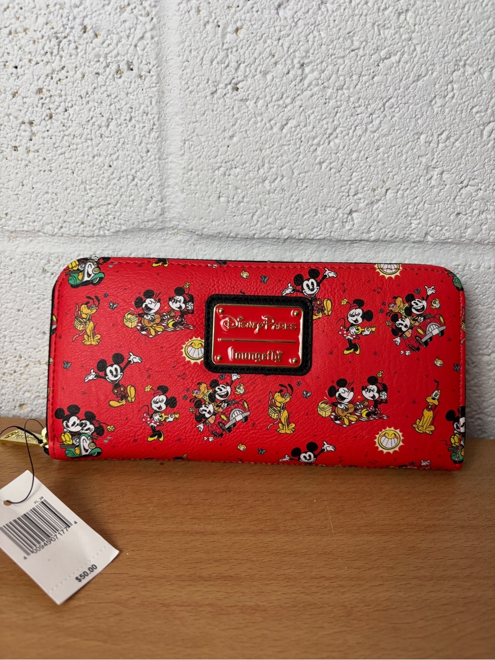 NWT Disney Loungefly Mickey & Minnie’s Runaway Railway  Wallet